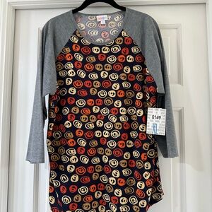 LuLaRoe Randy Top size XL print NWT New With Tags